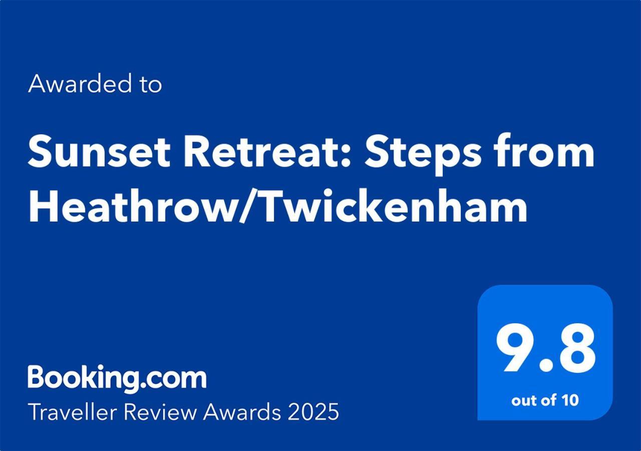 ハウンズローSunset Retreat: Steps From Heathrow/Twickenhamアパートメント エクステリア 写真